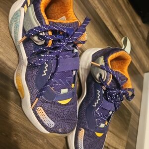 adidas Kids Purple and Orange Sneakers